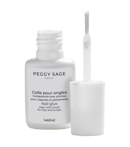 COLLA TRASPARENTE PER UNGHIE TIPS E CEROTTI CON PENNELLO 6 gr 146042- PEGGY SAGE