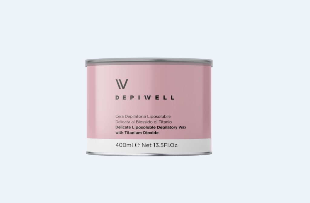 CERA VASO DEPILAZIONE ROSA AL TITANIO - DEPIWELL