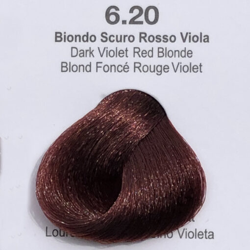 6.20 - BIONDO SCURO ROSSO VIOLA