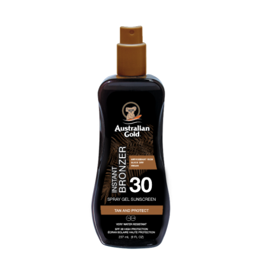 Instant bronzer spray gel sunscreen SPF30 - Australian gold